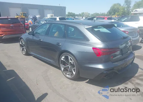 2025 Audi Rs 6 Avant Performance Tfsi Quattro Tiptronic from USA, damaged, VIN WUA1DBF26SN900505